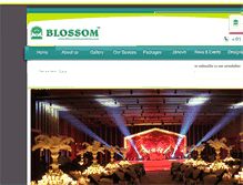 Tablet Screenshot of blossomdecorations.com